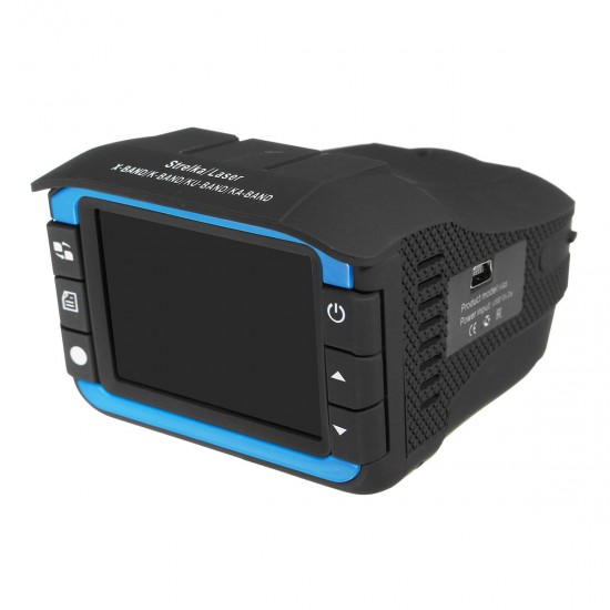 2 In 1 720P Hidden Car DVR Detector Camera Video Recorder Dash Cam Radar Laser