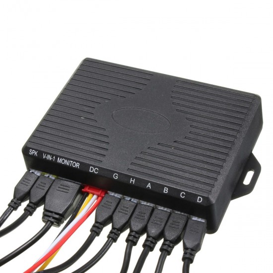 CQ-A06S Wired Parking Car Radar Detector Non-voice With 6 Probes