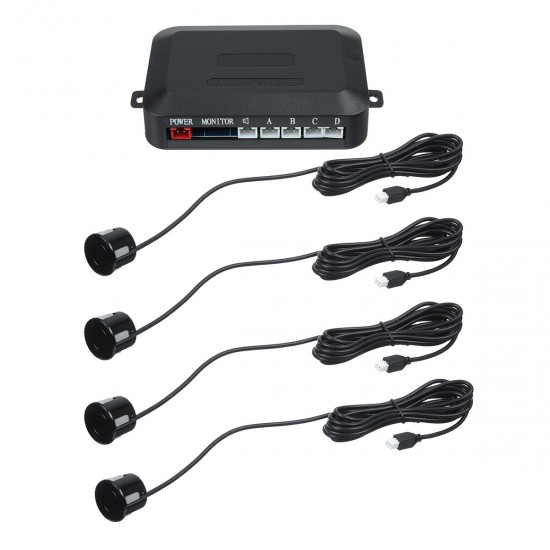 Car Parking Sensor Kit Reversing 4 Sensor Audio Buzzer Alarm Backup Sound Alert Car Parking Sensor Kit Reversing 4 Sensor Audio Buzzer Alarm Backup Sound Alert