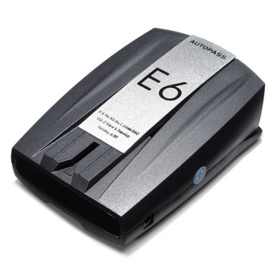 Car Radar Detector E6 Support English and Russian LED Screen