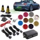 DC 12V 10 Colors PVC Buzzer Display Pure Beep Sound Reversing Car Radar Detector DC 12V 10 Colors PVC Buzzer Display Pure Beep Sound Reversing Car Radar Detector