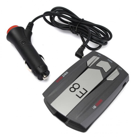 Full Band Scanning Voice Anti-Police LED GPS E8 Radar Detector X K Ka Ct La