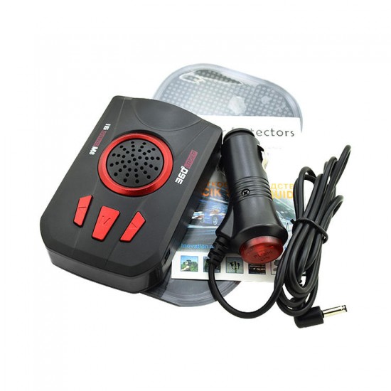 Universal Car Radar M8 Full Band Scanning Radar Voice Alert Warning Detector Speedometer