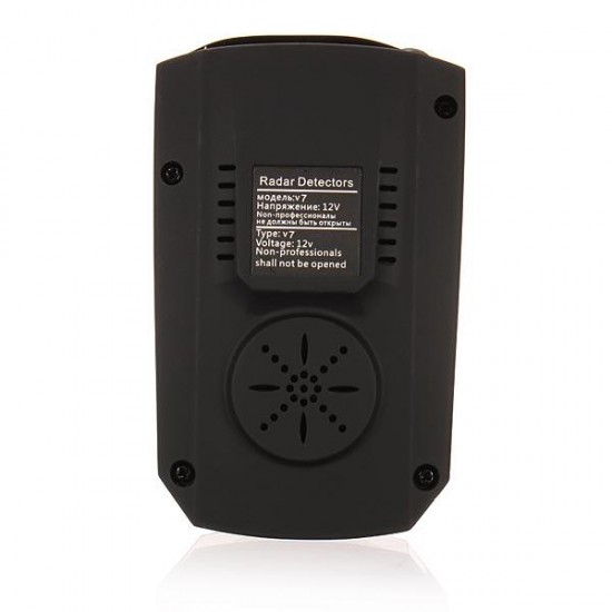 V7 Car Radar Detector Speed Alarm Support Russian English