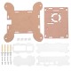 10 Pcs Red Acrylic Wall Mounted Protective Case Support Cooling Fan for Raspberry Pi 4 Model B 10 Pcs Red Acrylic Wall Mounted Protective Case Support Cooling Fan for Raspberry Pi 4 Model B