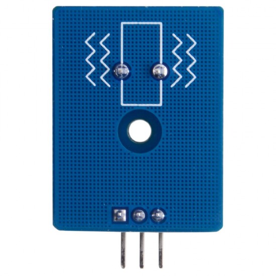 12Pcs 52Pi Vibration Sensor Module Ceramic Piezo Analog Signal for Raspberry Pi / MCU STM32 / ESP32