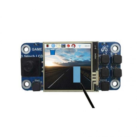 1.54Inch Game Hat with 240x240 LCD Screen Gaming Expansion Board for Raspberry Pi