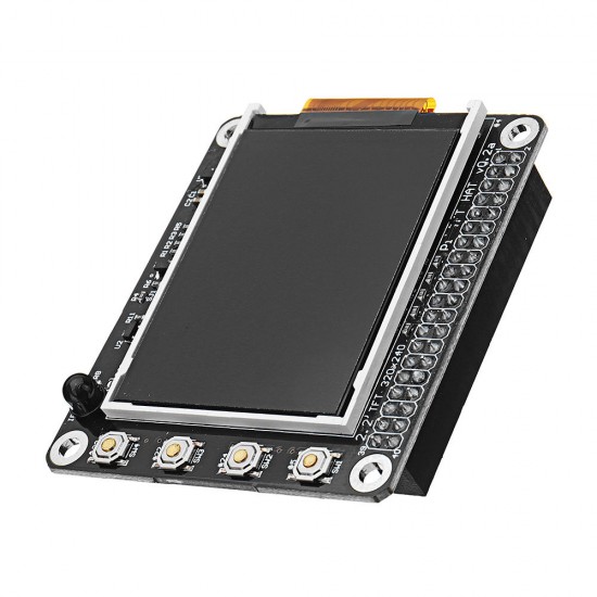2.2 inch 320x240 TFT Screen LCD Display Hat With Buttons IR Sensor For Raspberry Pi 3/2B/B+/A+