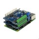 25Pcs Full Function Robot Expansion Board Support Stepper Motor Servo For Raspberry Pi 3B /2B / B+ 25Pcs Full Function Robot Expansion Board Support Stepper Motor Servo For Raspberry Pi 3B /2B / B+