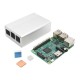 3 In 1 Raspberry Pi 3 Model B Board + White Aluminum Alloy Case + Aluminum Copper Heat Sink Kit 3 In 1 Raspberry Pi 3 Model B Board + White Aluminum Alloy Case + Aluminum Copper Heat Sink Kit