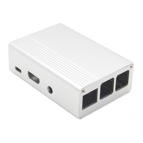 3 In 1 Raspberry Pi 3 Model B Board + White Aluminum Alloy Case + Aluminum Copper Heat Sink Kit 3 In 1 Raspberry Pi 3 Model B Board + White Aluminum Alloy Case + Aluminum Copper Heat Sink Kit