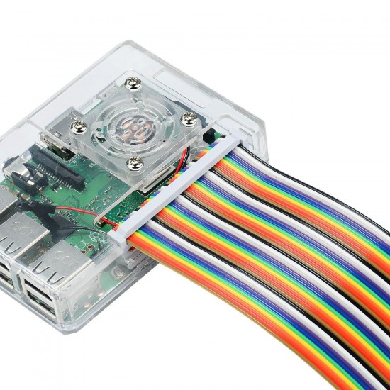 3-in-1 ABS Case + Cooling Fan + Heatsink Kit for Raspberry Pi 3B+ / 3B / 2B 3-in-1 ABS Case + Cooling Fan + Heatsink Kit for Raspberry Pi 3B+ / 3B / 2B