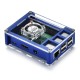 3-in-1 Blue ABS Enclosure Protective Case + Cooling Fan + Heatsink Kit for Raspberry Pi 3B+ / 3B / 2B 3-in-1 Blue ABS Enclosure Protective Case + Cooling Fan + Heatsink Kit for Raspberry Pi 3B+ / 3B / 2B