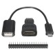 3 in 1 Mini HD to HD Adapter+Micro USB to USB Female Power Cable+40P Pin Kits For Raspberry Pi Zero 3 in 1 Mini HD to HD Adapter+Micro USB to USB Female Power Cable+40P Pin Kits For Raspberry Pi Zero