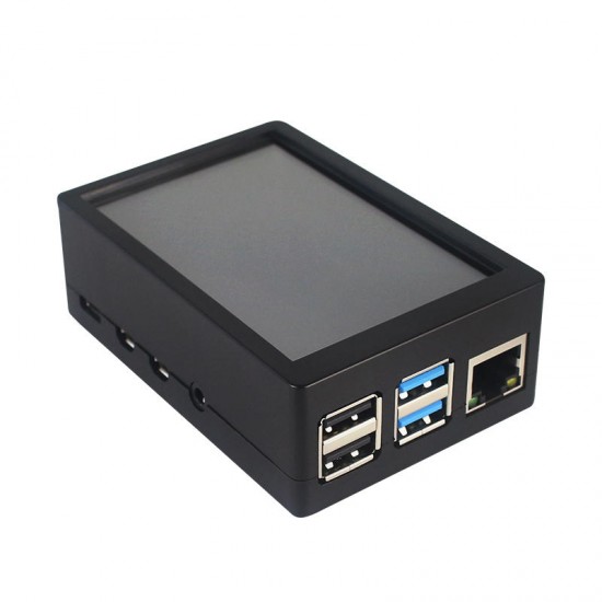 3.5inch TFT 480*320 50FPS Touch Screen Display ABS Case Kit for Raspberry Pi 4 Model B