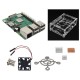 4 in 1 Raspberry Pi 3 Model B+(Plus) + Acrylic Case + Cooling fan + Heatsink Kit