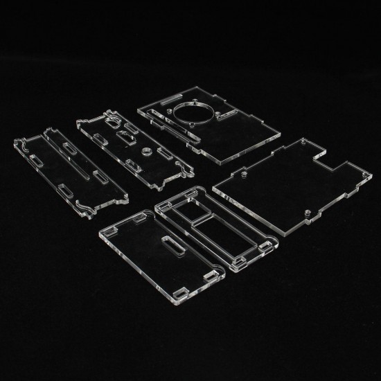 4 in 1 Raspberry Pi 3 Model B+(Plus) + Acrylic Case + Cooling fan + Heatsink Kit 4 in 1 Raspberry Pi 3 Model B+(Plus) + Acrylic Case + Cooling fan + Heatsink Kit