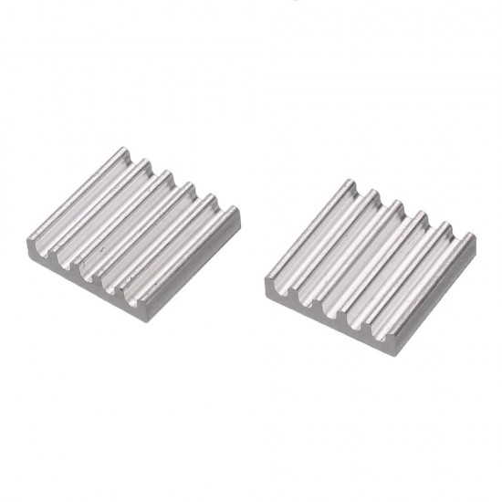 50Pcs 13*13mm Aluminum Heat Sink CPU Radiator Chip for Raspberry Pi 50Pcs 13*13mm Aluminum Heat Sink CPU Radiator Chip for Raspberry Pi