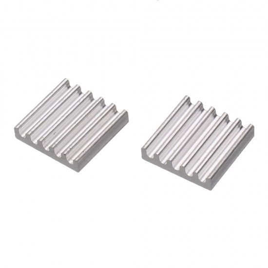 50Pcs 13*13mm Aluminum Heat Sink CPU Radiator Chip for Raspberry Pi