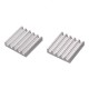 50Pcs 13*13mm Aluminum Heat Sink CPU Radiator Chip for Raspberry Pi 50Pcs 13*13mm Aluminum Heat Sink CPU Radiator Chip for Raspberry Pi