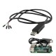 5PCS USB To TTL Debug Serial Port Cable For Raspberry Pi 3B 2B / COM Port