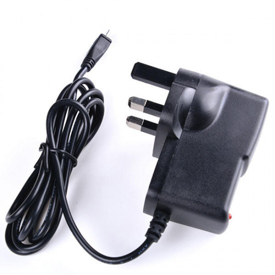 5Pcs 5V 2.5A UK Power Supply Charger Micro USB AC Adapter For Raspberry Pi 3