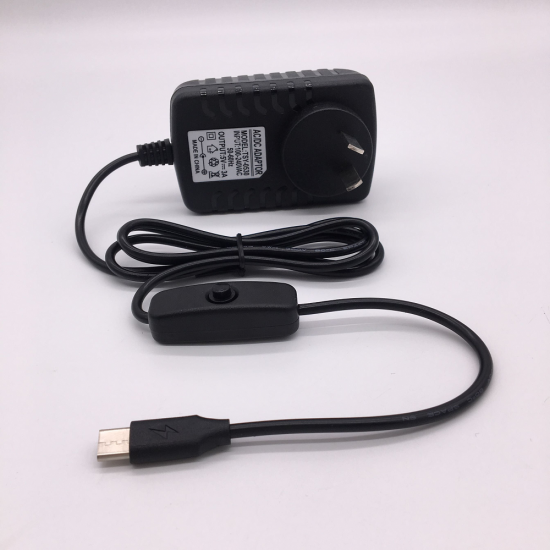 5V 3A Type-C Power Supply US/EU/AU/UK Plug with ON/OFF Switch Power Supply Connector for Raspberry Pi 4 5V 3A Type-C Power Supply US/EU/AU/UK Plug with ON/OFF Switch Power Supply Connector for Raspberry Pi 4