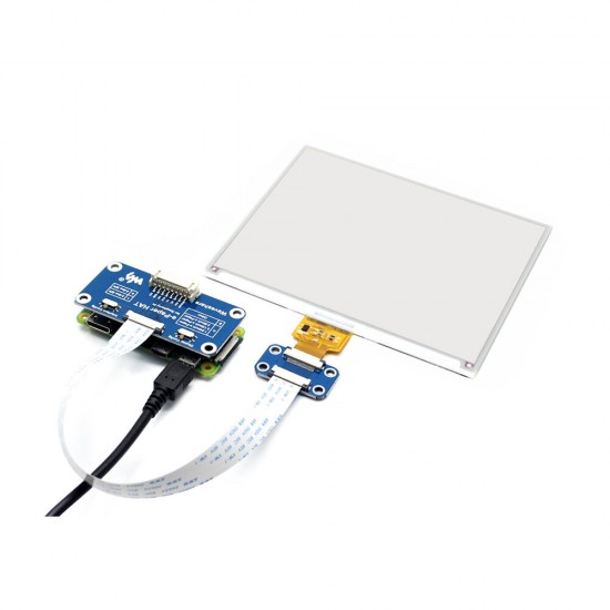 600x448 5.83inch E-Ink Display e-Paper HAT(B) for Raspberry Pi Red/Black/White Color SPI Interface 600x448 5.83inch E-Ink Display e-Paper HAT(B) for Raspberry Pi Red/Black/White Color SPI Interface
