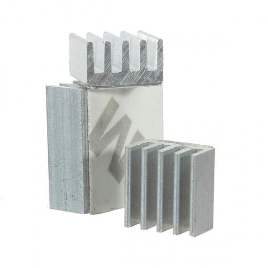 60pcs Adhesive Aluminum Heatsink Cooler Kit For Cooling Raspberry Pi 60pcs Adhesive Aluminum Heatsink Cooler Kit For Cooling Raspberry Pi