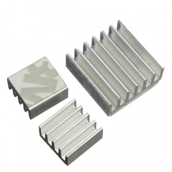 60pcs Adhesive Aluminum Heatsink Cooler Kit For Cooling Raspberry Pi 60pcs Adhesive Aluminum Heatsink Cooler Kit For Cooling Raspberry Pi