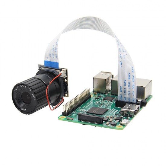 6mm Focal Length Night Vision 5MP NoIR Camera Board With IR-CUT For Raspberry Pi