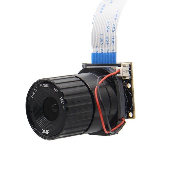 6mm Focal Length Night Vision 5MP NoIR Camera Board With IR-CUT For Raspberry Pi