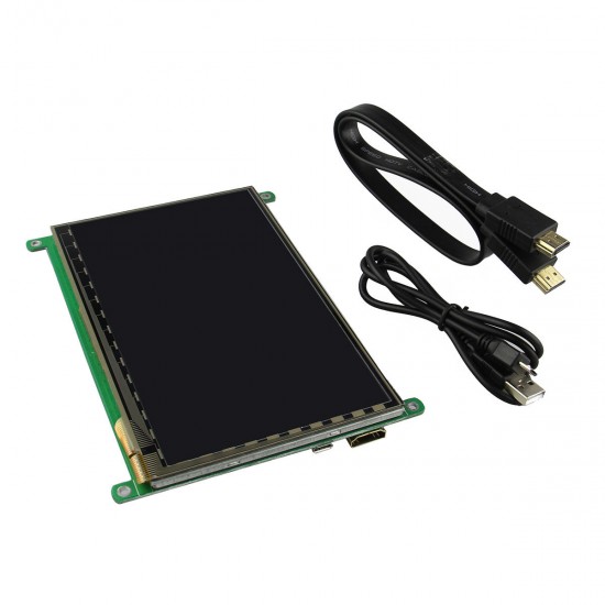 7 Inch 800x480 TFT LCD HD Capacitive Touch Display With Acrylic Stander Bracket For Raspberry Pi 3B/2B/B/B+