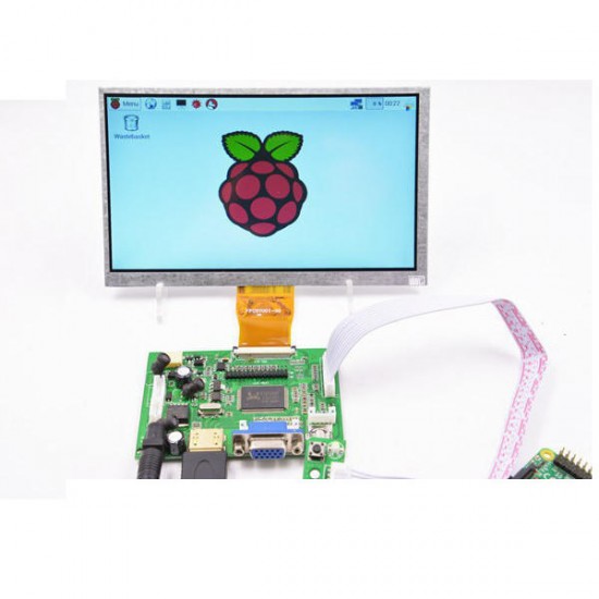 7 Inch LCD Display Screen DIY Kit HD LED 800x480 For Raspberry Pi