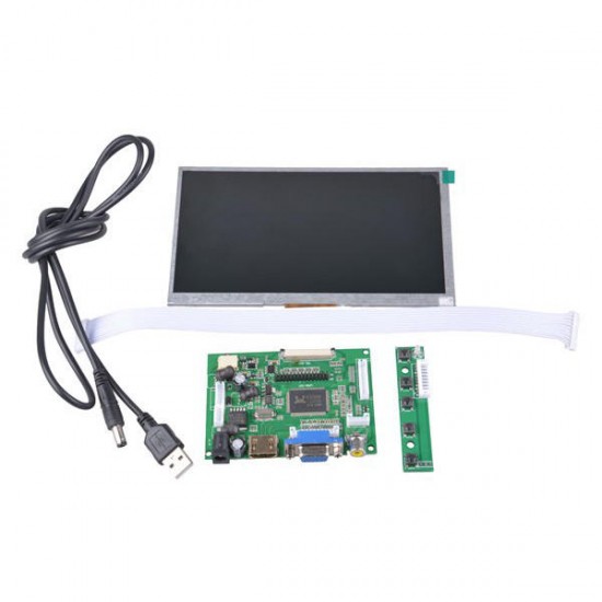 7 Inch LCD Display Screen DIY Kit HD LED 800x480 For Raspberry Pi 7 Inch LCD Display Screen DIY Kit HD LED 800x480 For Raspberry Pi