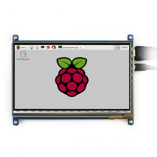 7 Inch Capacitive Touch Screen LCD For Raspberry Pi 2 / Model B / B+ / B