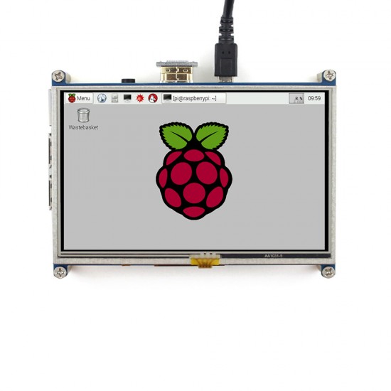 800x480 5inch Resistive Touch Screen LCD HDMI Interface For Raspberry Pi
