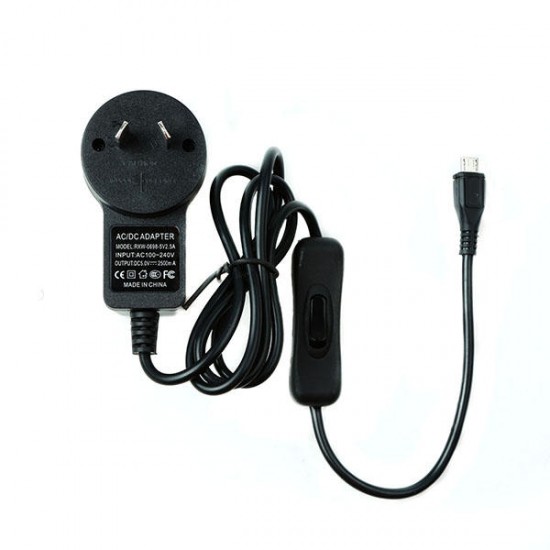 AU Standard 5V 2.5A Power Supply With Power Switch Charger For Raspberry Pi AU Standard 5V 2.5A Power Supply With Power Switch Charger For Raspberry Pi