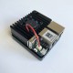 Black Aluminum Alloy Metal Cooling Shell with NanoPi R2s Mainboard Super Cooling Protective Case with Cooling Fan Black Aluminum Alloy Metal Cooling Shell with NanoPi R2s Mainboard Super Cooling Protective Case with Cooling Fan