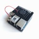 Black Aluminum Alloy Metal Cooling Shell with NanoPi R2s Mainboard Super Cooling Protective Case with Cooling Fan Black Aluminum Alloy Metal Cooling Shell with NanoPi R2s Mainboard Super Cooling Protective Case with Cooling Fan