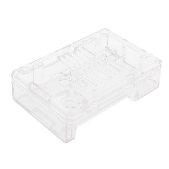 Black/Transparent ABS Case With Fan Hole For Raspberry Pi 3 Model B+ / 3B