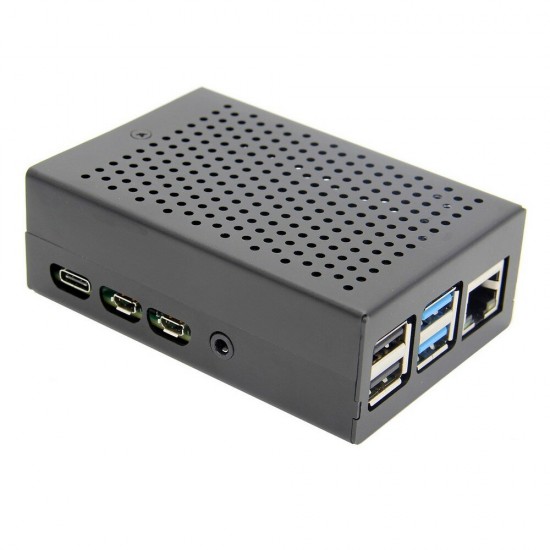 4GB RAM Raspberry Pi 4B MotherBoard + Metal Protective Case + Split Style Power Supply + Micro HDMI DIY Kit 4GB RAM Raspberry Pi 4B MotherBoard + Metal Protective Case + Split Style Power Supply + Micro HDMI DIY Kit