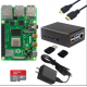 4GB RAM Raspberry Pi 4B MotherBoard + Metal Protective Case + Split Style Power Supply + Micro HDMI DIY Kit 4GB RAM Raspberry Pi 4B MotherBoard + Metal Protective Case + Split Style Power Supply + Micro HDMI DIY Kit