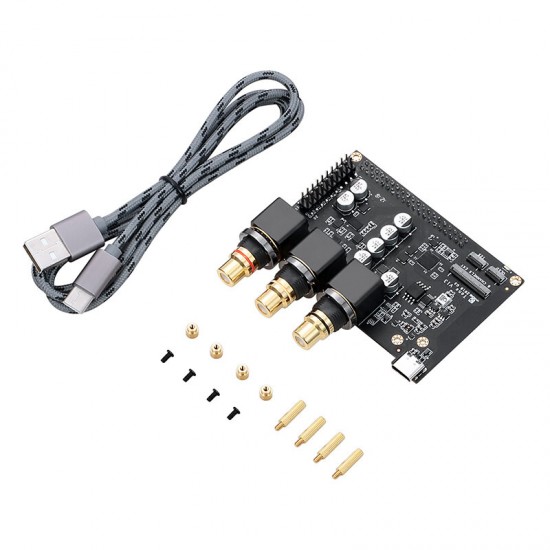 C1897 Khadas Tone Board Hi-Res Audio Development Board Hifi ES9038Q2M USB DAC for Raspberry Pi