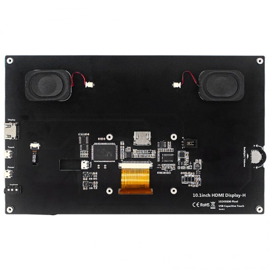 C2735 10.1Inch 1024*600 IPS USB HDMI Portable Monitor Capacitive Pi Display Drive Free for Raspberry Pi C2735 10.1Inch 1024*600 IPS USB HDMI Portable Monitor Capacitive Pi Display Drive Free for Raspberry Pi