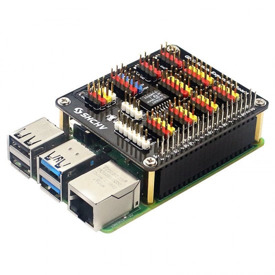C2894 AD/DA Extension Board PCF8591 GPIO 3.3V 5V for Raspberry Pi 4B/3B+/3B C2894 AD/DA Extension Board PCF8591 GPIO 3.3V 5V for Raspberry Pi 4B/3B+/3B