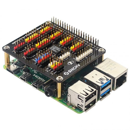 C2894 AD/DA Extension Board PCF8591 GPIO 3.3V 5V for Raspberry Pi 4B/3B+/3B