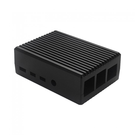 C2444 Aluminum Alloy Protective Case Heatsink Enclosure for Raspberry Pi 4B