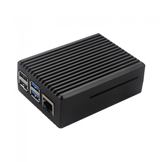 C2444 Aluminum Alloy Protective Case Heatsink Enclosure for Raspberry Pi 4B C2444 Aluminum Alloy Protective Case Heatsink Enclosure for Raspberry Pi 4B