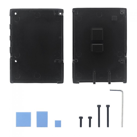 C2444 Aluminum Alloy Protective Case Heatsink Enclosure for Raspberry Pi 4B C2444 Aluminum Alloy Protective Case Heatsink Enclosure for Raspberry Pi 4B